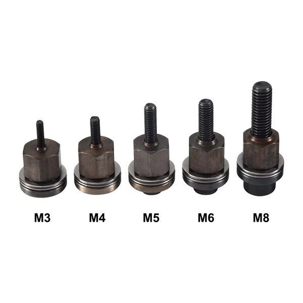 5PCS Hand Rivet Nut Head Nuts Simple Installation Manual Riveter Rivnut Tool UK
