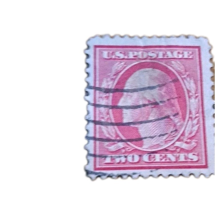 Rare misprint George Washington 2 cent US postage stamp