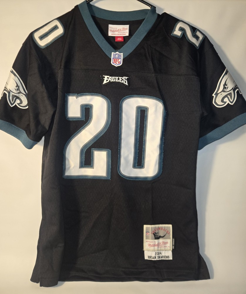 Mitchell & Ness Eagles Brian Dawkins NFL Throwbacks Legacy Jersey Boys M 10/12