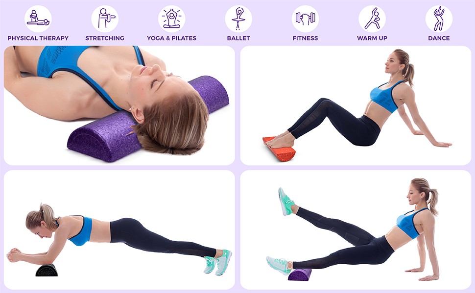 High-Density EPP Half Round Ba Roller Fo, Exercise Fo Roller