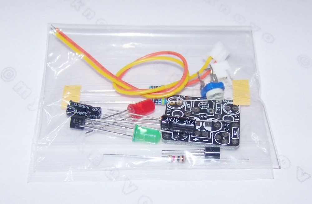 4x mini DUAL LED Flasher KIT Blinker Adjustable BLACK PCB - USA