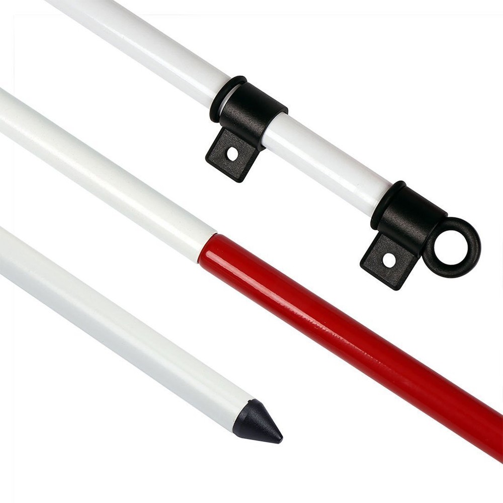 KINGTOP 6ft Golf Flagstick Basic Portable Five-Section Design for Backyard Pr...