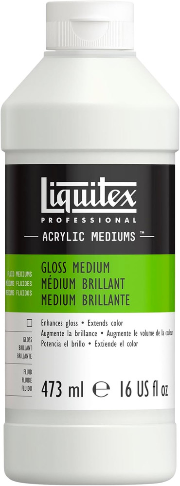 Professional Fluid Medium, 473Ml (16-Oz), Gloss