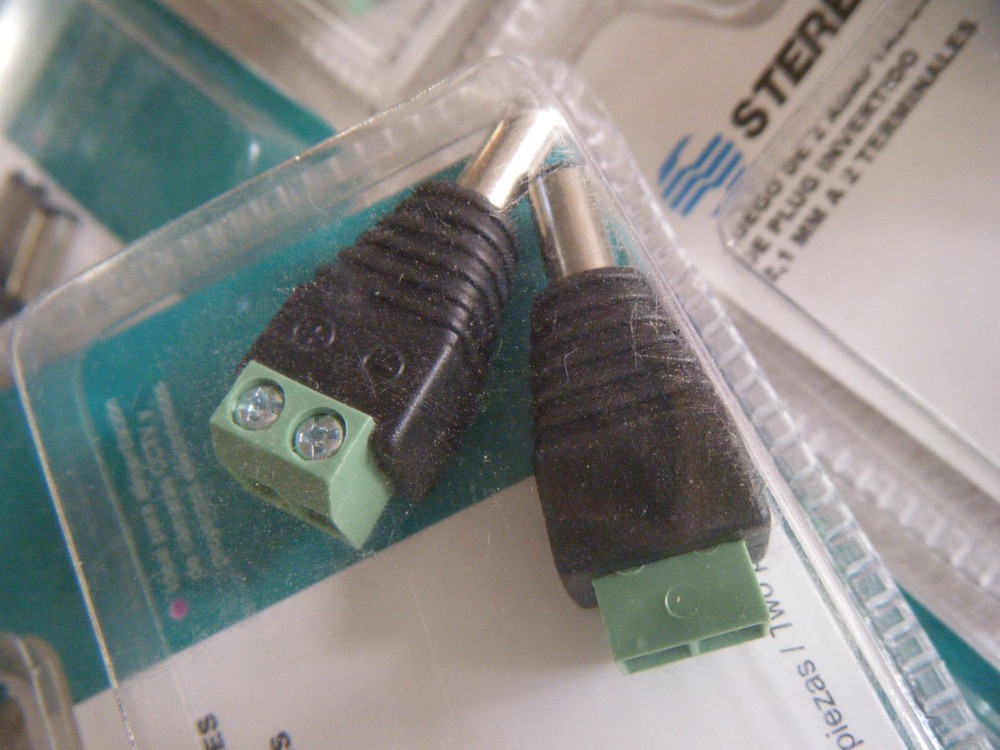 Lot 16 sets Security System Wire Cable CCTV Camera Power Supply end Two terminal