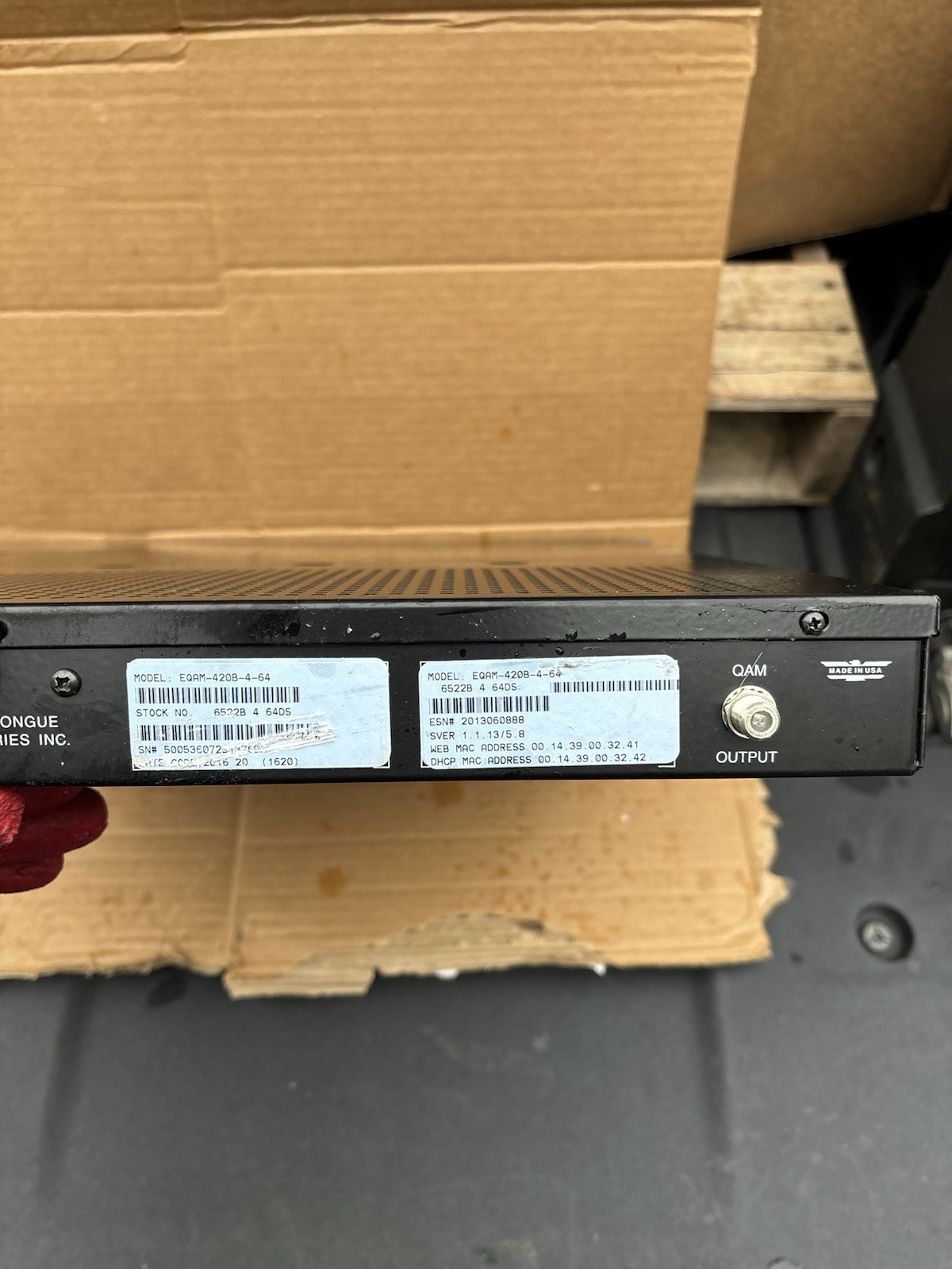 Blonder Tongue EQAM SERIES Edge QAM