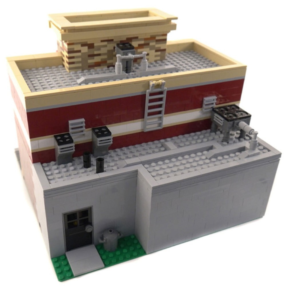 Modular Restaurant with Detailed Interior Dining Establishment 2243 Pcs