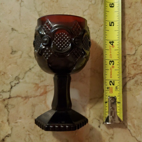 Avon Cape Cod Ruby Wine/Juice Goblet