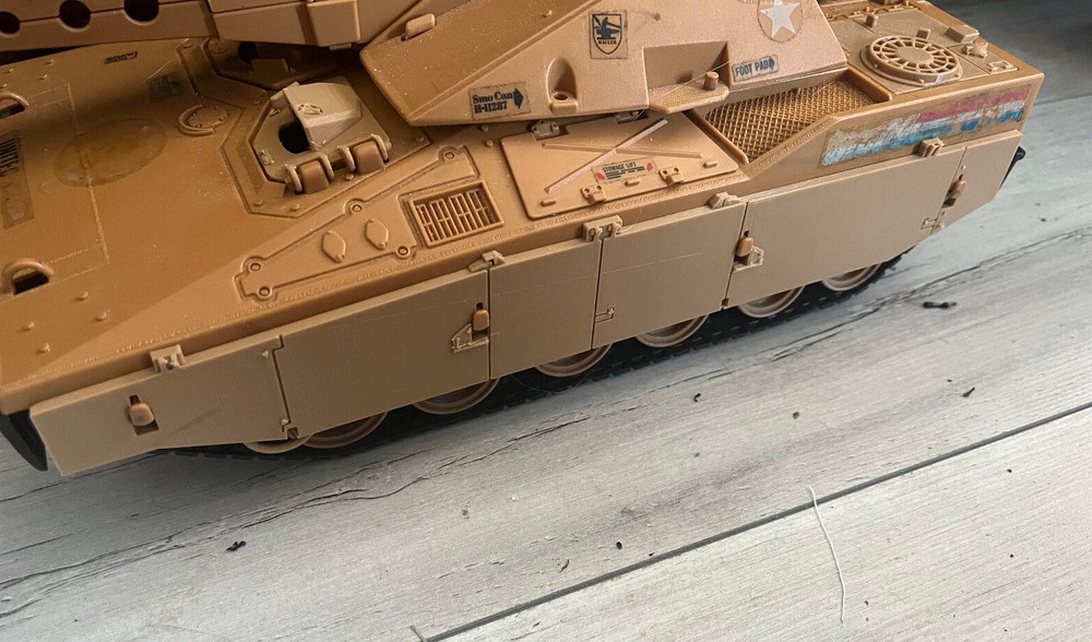 GI Joe Mauler Tank Side Skirts 3D Printed Custom