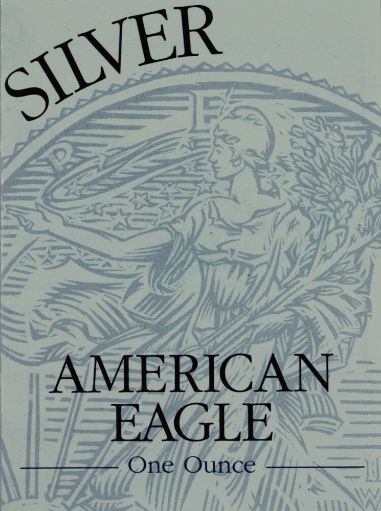 2002-W American Proof Silver Eagle-Mint Issued Presentation Box & COA (NO Coin)