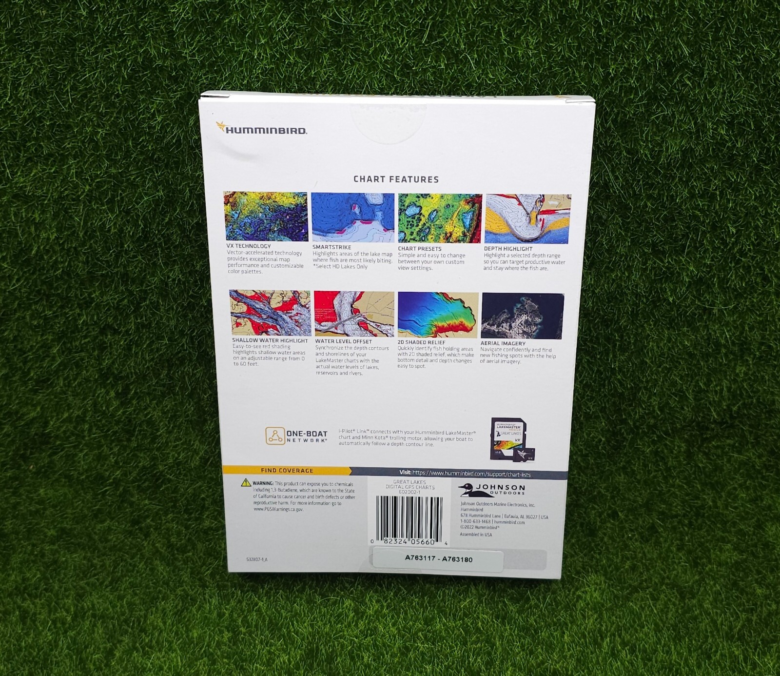 Humminbird LakeMaster VX Premium [Great Lakes V1] APEX/SOLIX/HELIX #602002-1