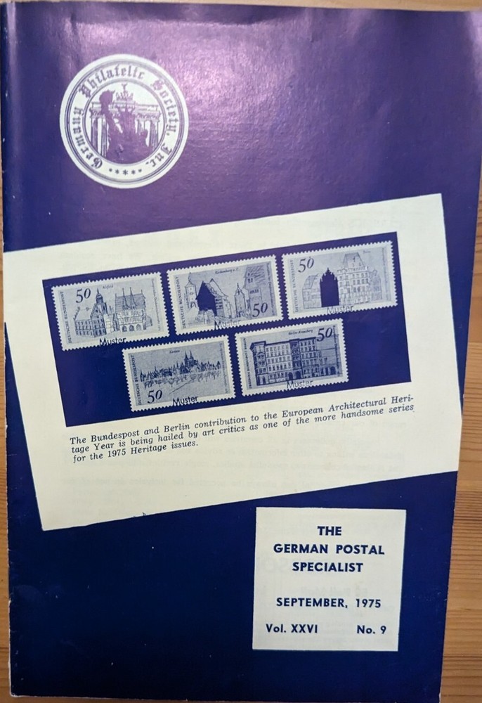 German Post Specialist Sept 1975 Bavarian Revolution African Colonies 1884-1914