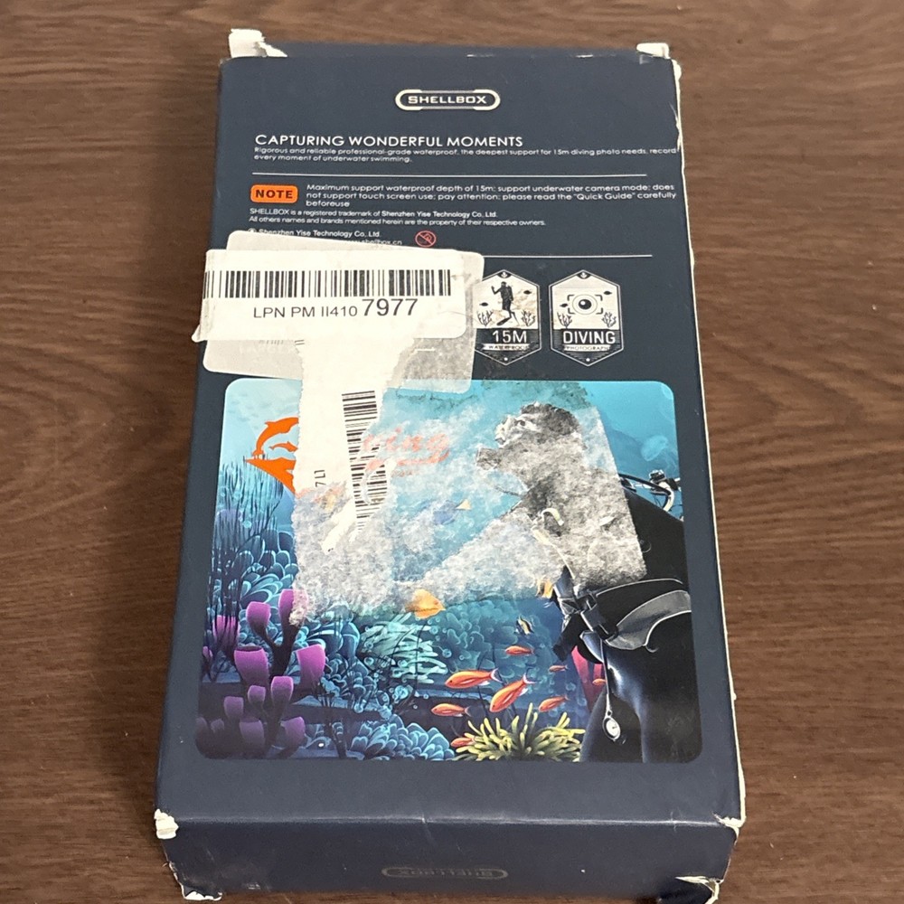 SHELLBOX DIVING WATERPROOF CASE (PROFESSIONAL 2ND GEN) IPHONE AND SAMSUNG