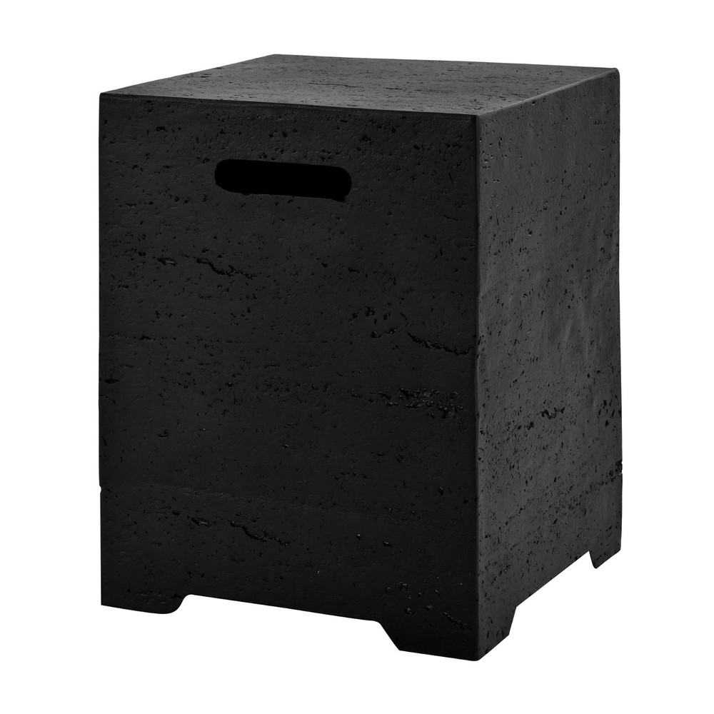 24'' Square MGO Propane Fire Pit Set 40000 BTU Outdoor Fire Pit Table