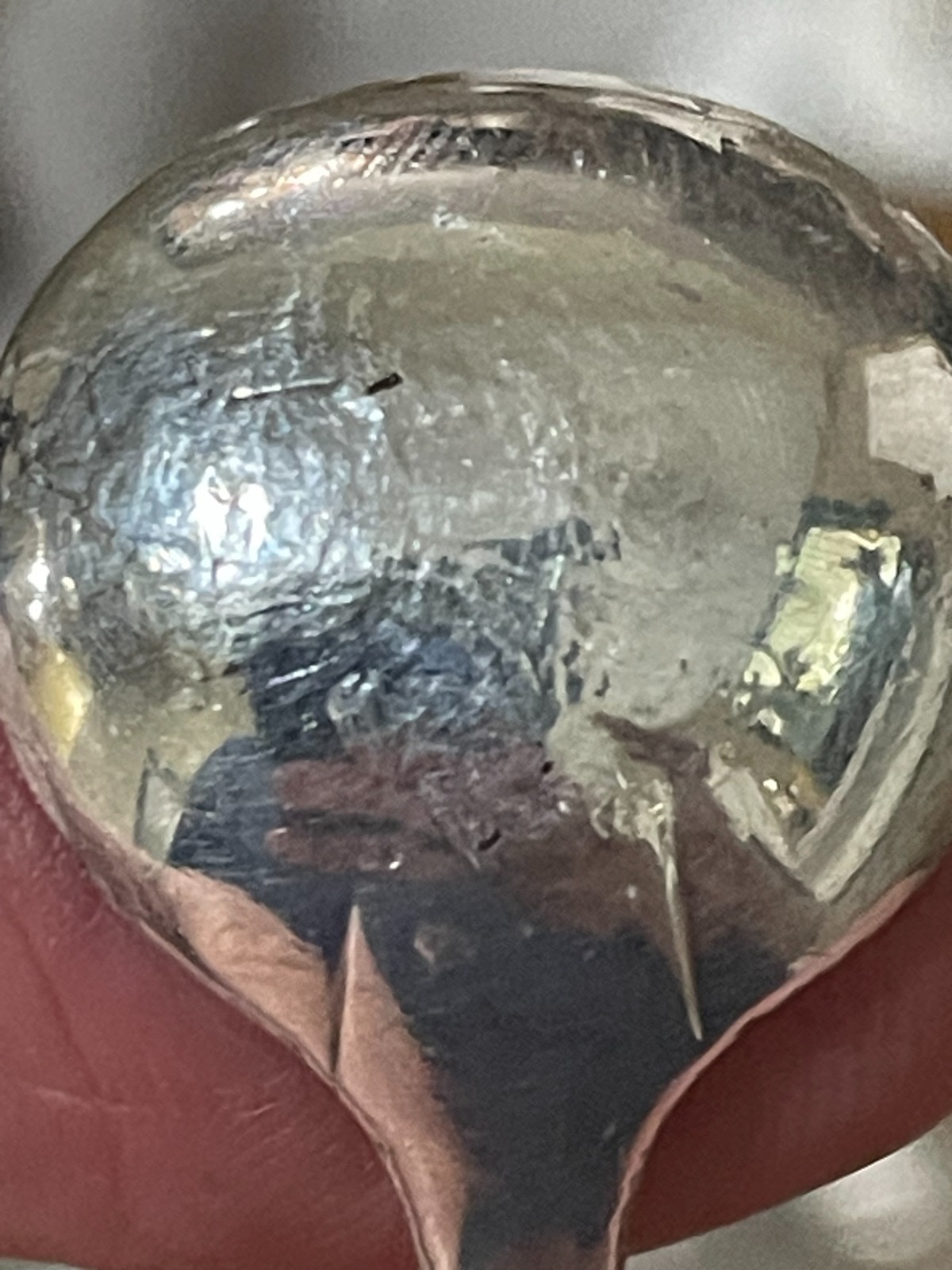 3 ANTIQUE GEORGE III SILVER SALT SPOONS 20 g