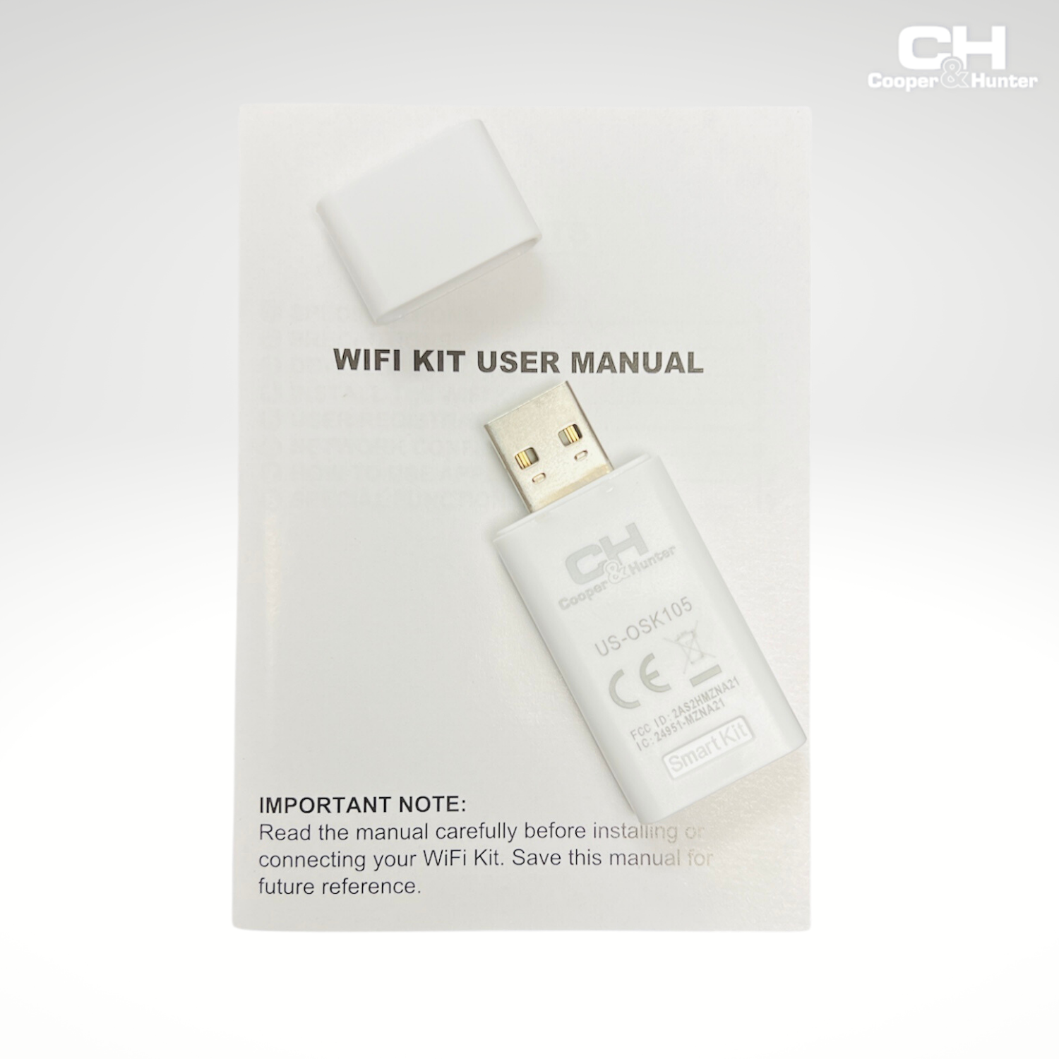 USB Wifi Dongle for WALL MOUNT Cooper&Hunter Ductless Mini Split Air Conditioner