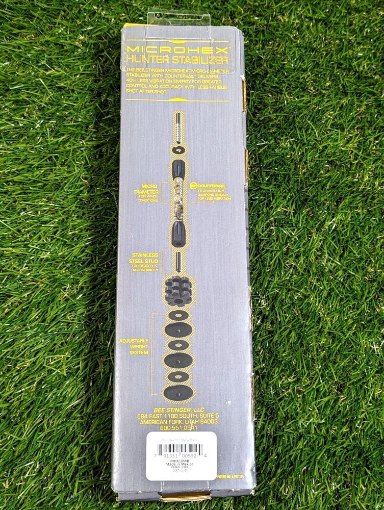 **NEW** Bee Stinger MHX10MB MicroHex Stabilizer - Matte Black