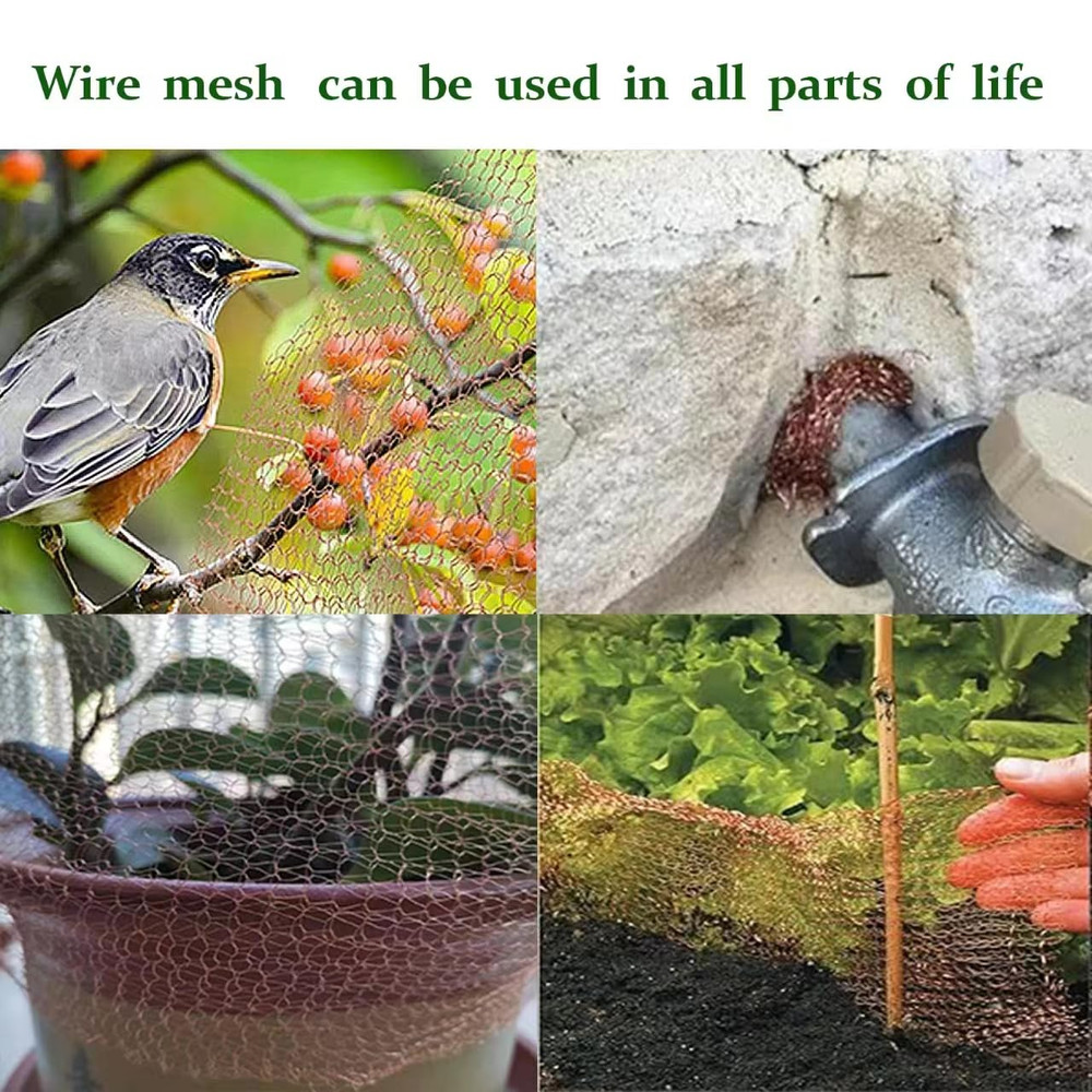 Copper Mesh Rodent Control Copper Wool for Rodent Control Mesh Roll Rodent Mesh