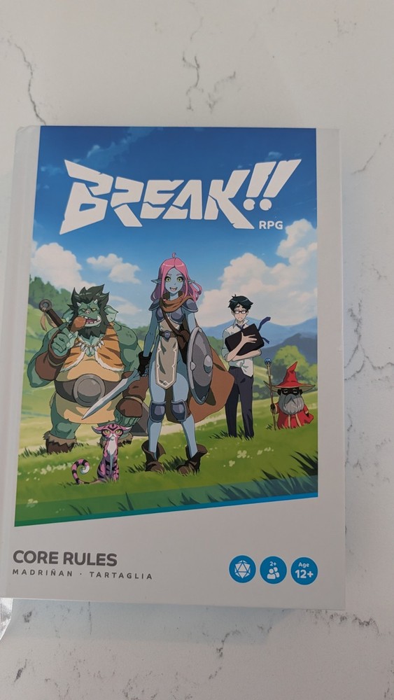 Grey Wizard RPG Break!! RPG Book Core Rules