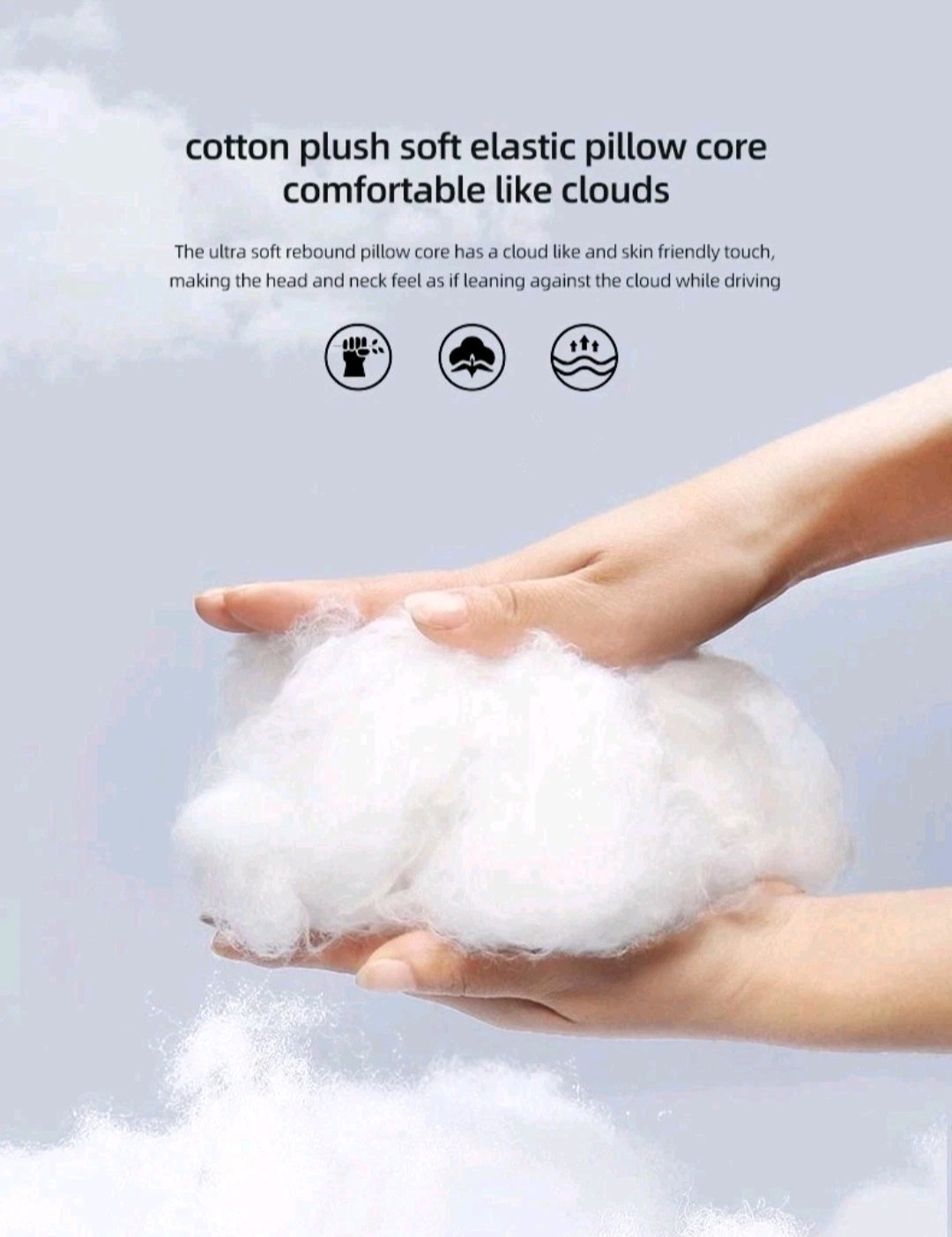 2 Pcs Black Headrest Neck Pillow For Infiniti Logo QX55 QX50 QX60 QX80 Q50 Q70L