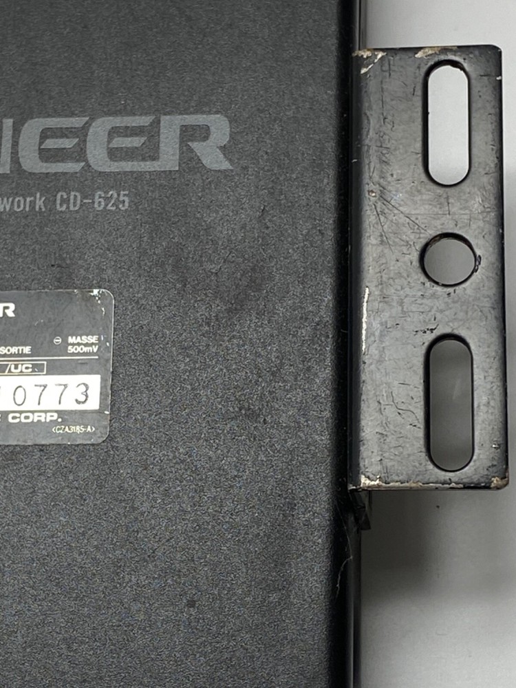 Pioneer CD-625 Vintage Electronic Crossover Network Black Old School UNTESTED