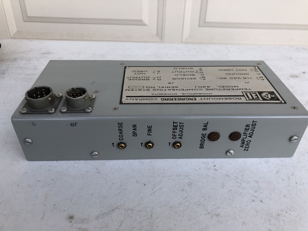 Vintage Rosemount Engineering Company Model 440j Temperature Compensating System