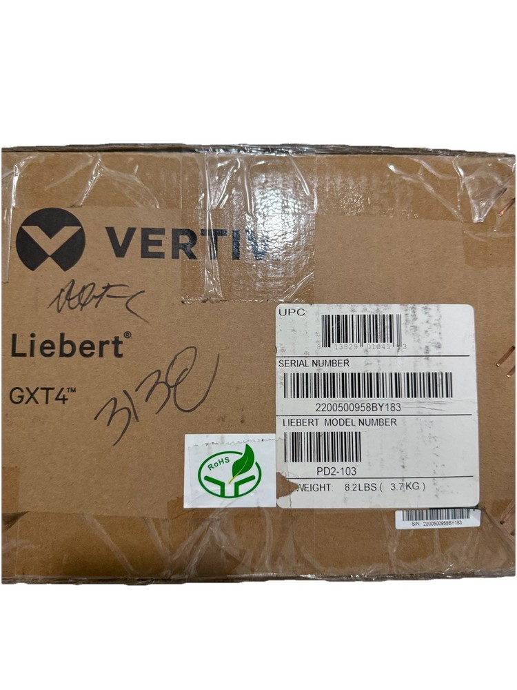 NEW Vertiv Liebert PD2-103 UPS Maintenance Bypass Module