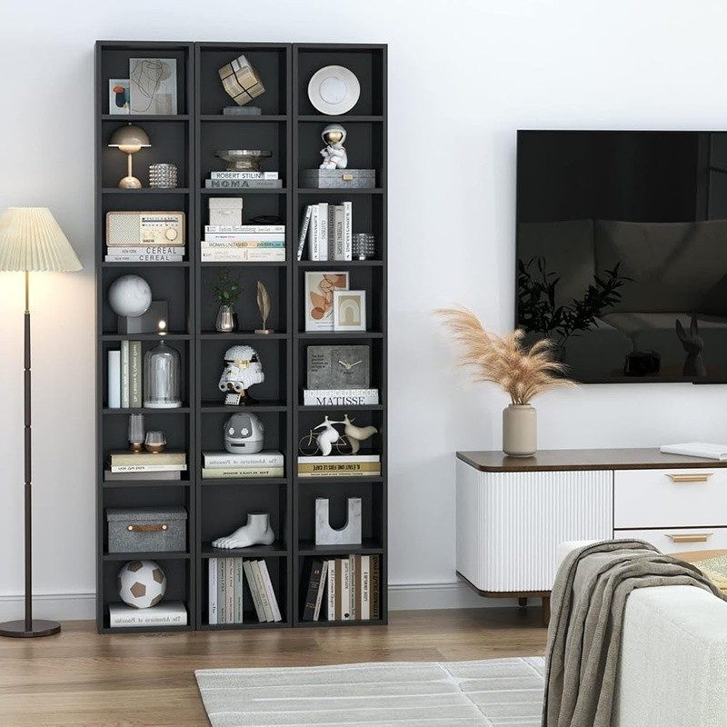 Adjustable CD DVD Media Tower Storage Rack Compact Display Shelf Organizer New