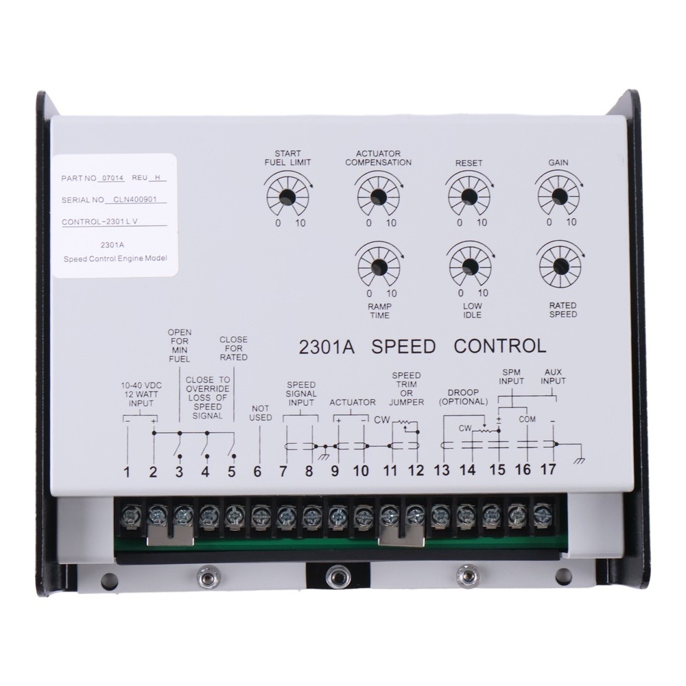 2301A Speed Controller 9907-014 9907014 For Woodward Engine
