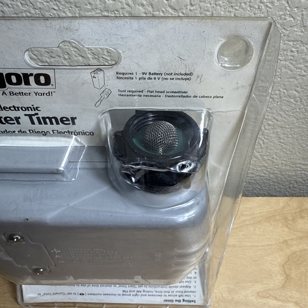 Vigoro Electronic Water Timer 196 036 Programmable Low Pressure Drip Systems NEW