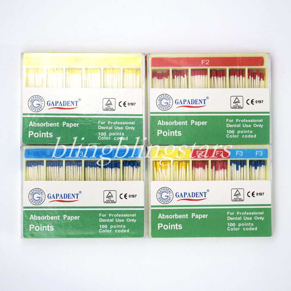 1 Box Dental Endodontic Obturation Gutta Percha Points/Absorbent Paper Points