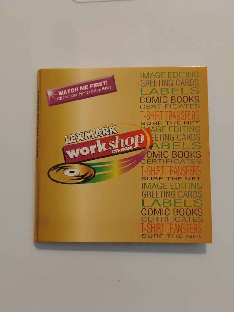 LexMark Workshop Guide - Labels, Images, Cards & More! CD Rom - PC Lex Mark