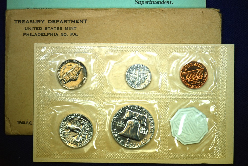 1960 U.S. PROOF SET. Small Date Cent Variety