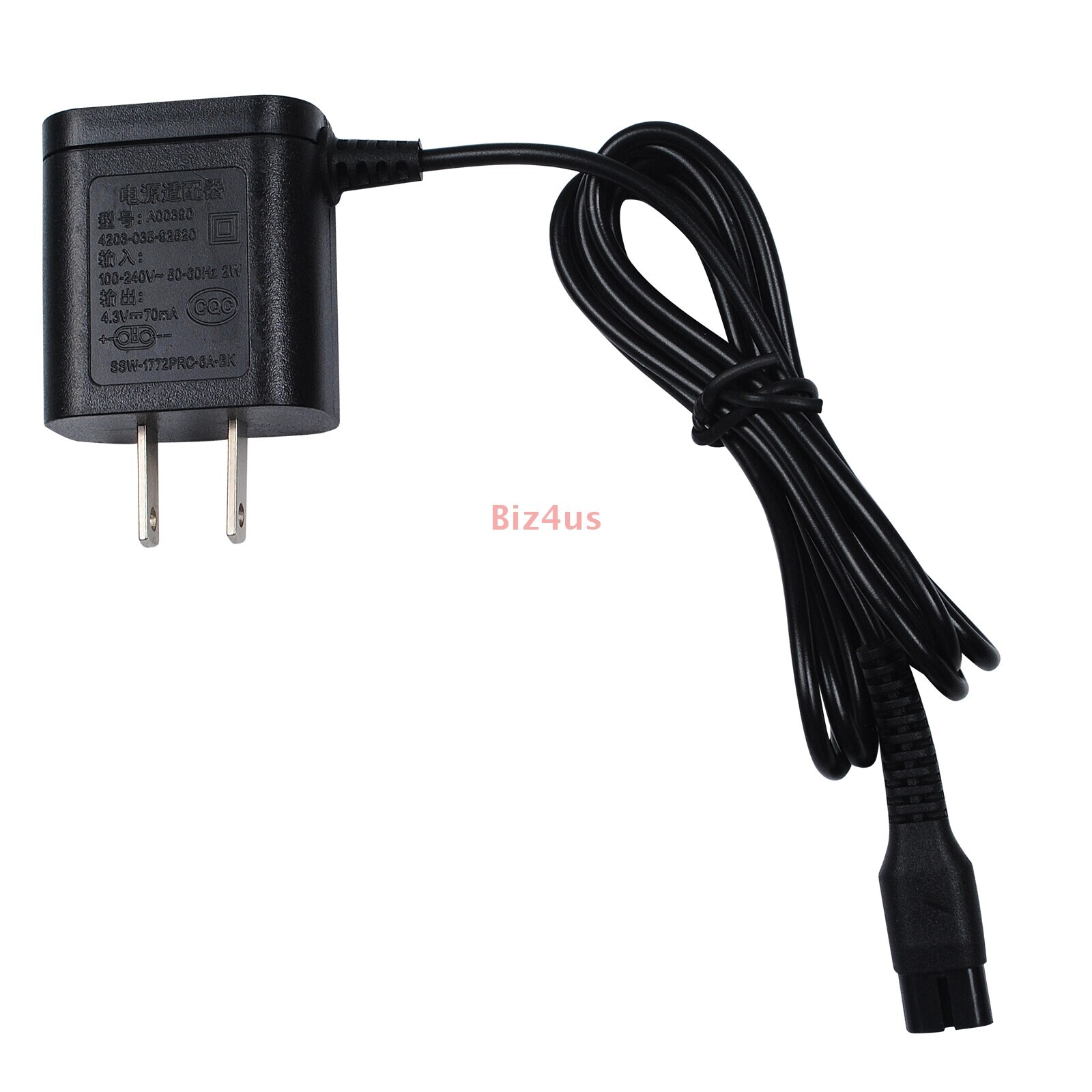 4.3V For Philips Norelco Trimmer Replacement Charger Power Cord Adapter A00390