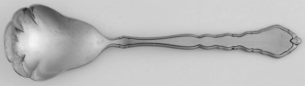 Oneida Silver Satinique Sugar Shell Spoon 500485