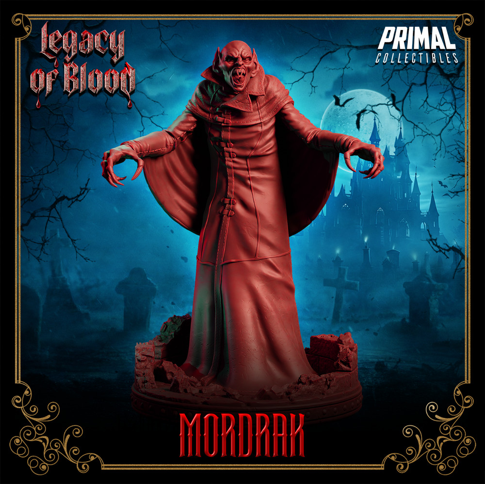 D&D Nosferatu Vampire Dracula Castlevania Strahd Mini TTRPG 32mm