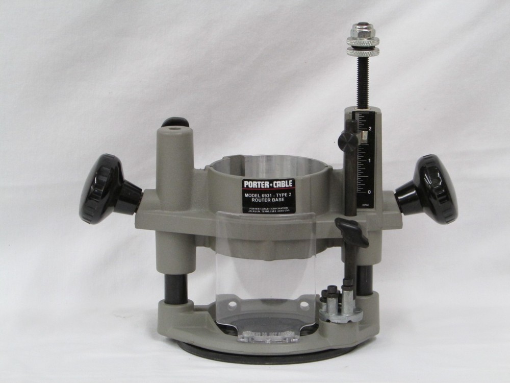 NICE Porter Cable 690LRVS Router Kit w/Two Bases/Wrenches/Collets/Case