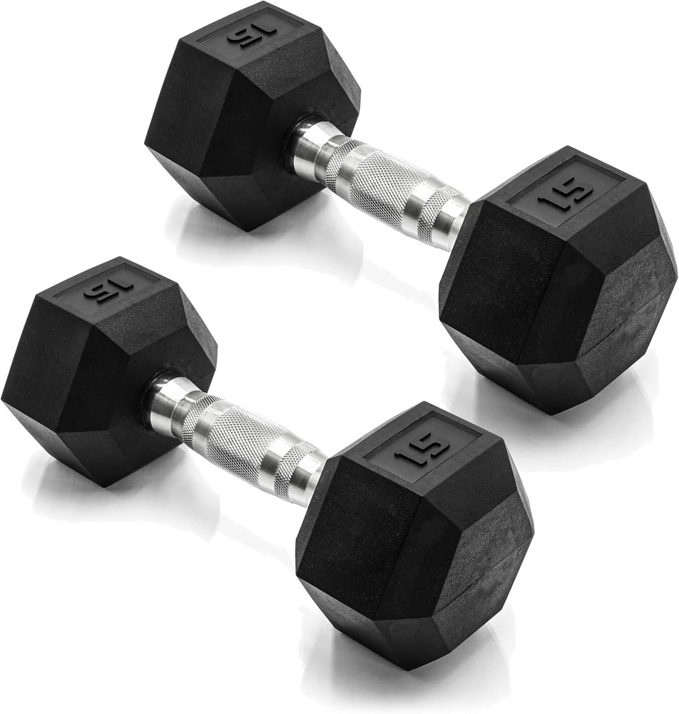 Barbell Coated Dumbbell Weight | Multiple Options Pairs & Sets