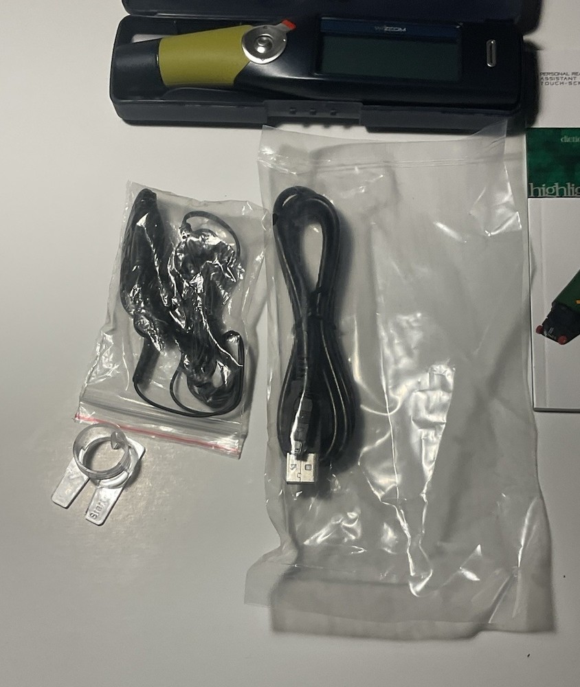 Wizcom ReadingPen TS Text reader Personal Reading Assistant ( New No Box )