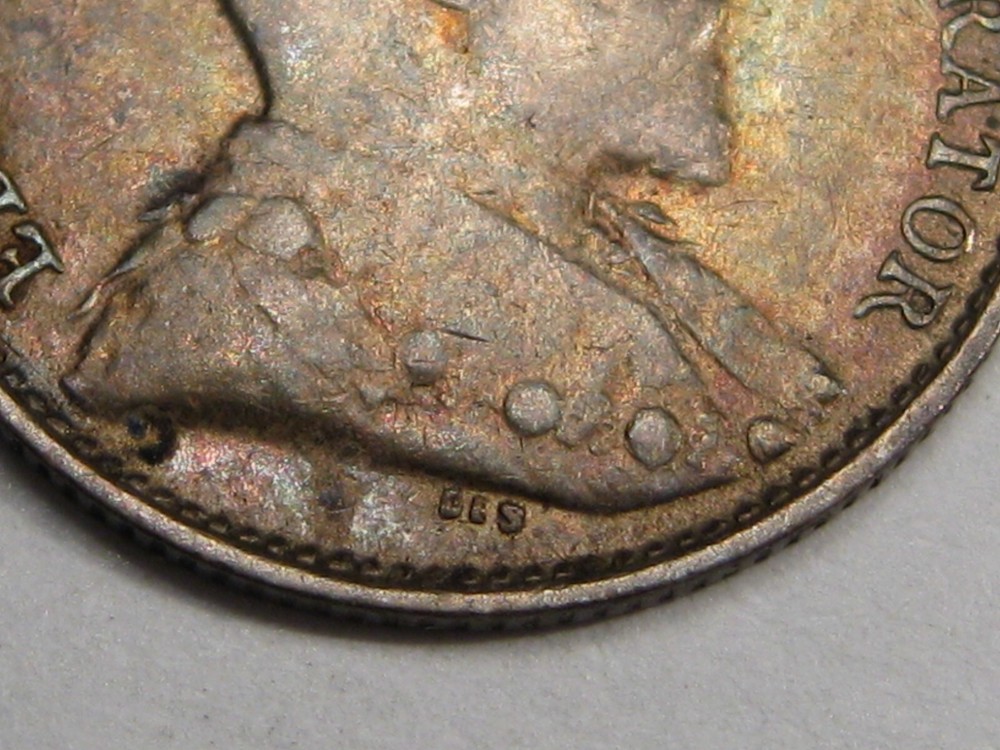 VF/XF 1903-H Five Cent 5¢ CANADA. #39