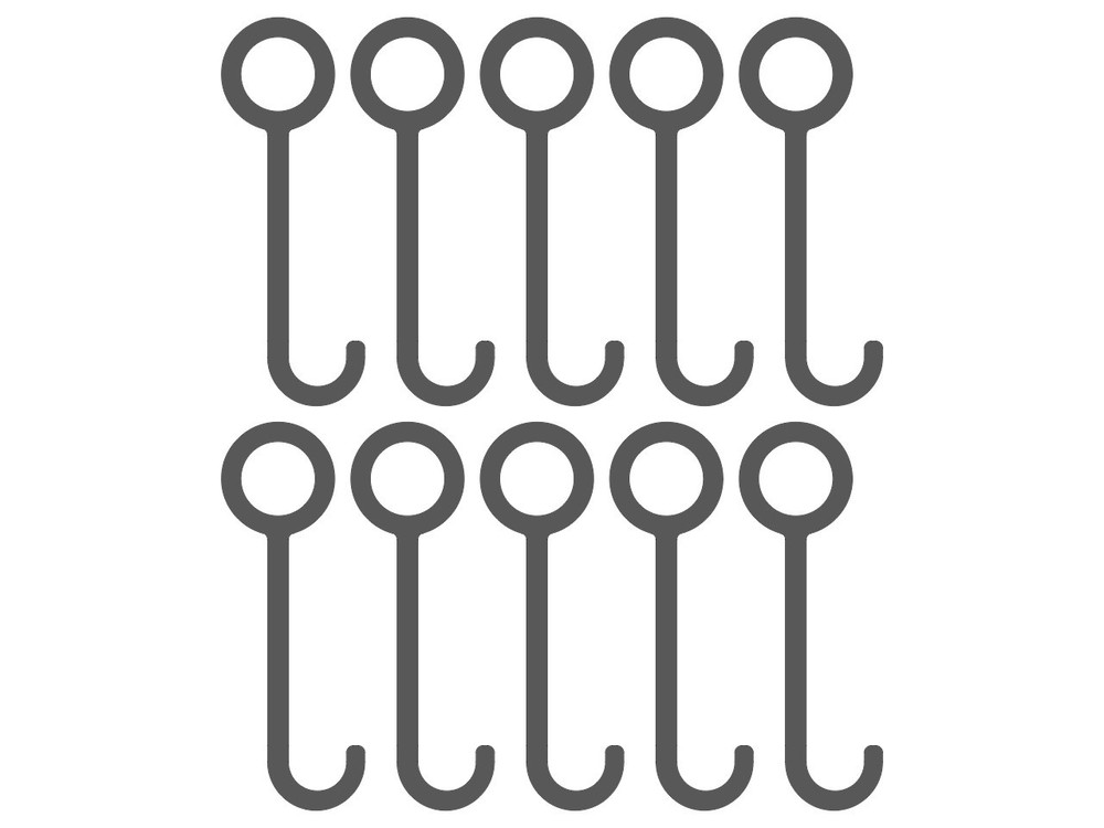 AR500 Conduit & Pipe Gong Hanger (10 Pack)