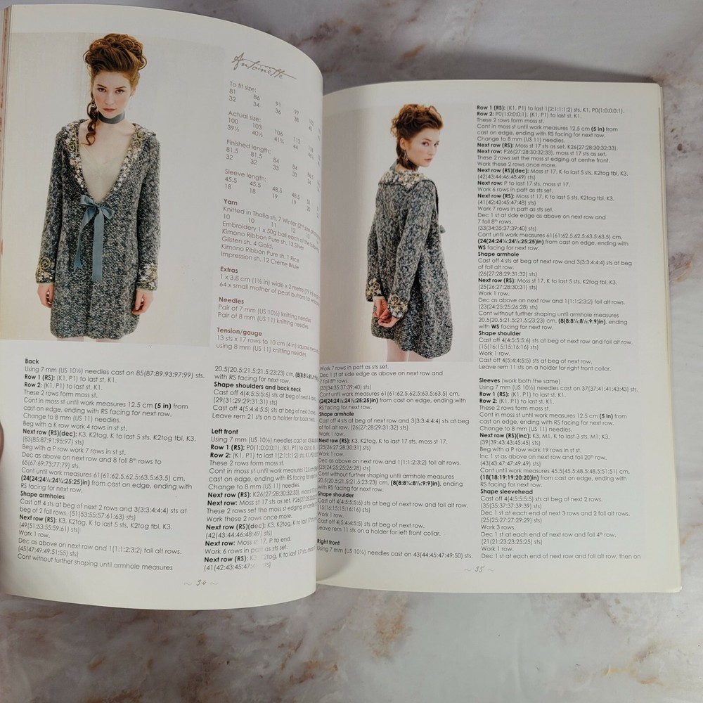 Dauphine Knitting Pattern Book, Softcover, Louisa Harding, 20 Elegant Patterns