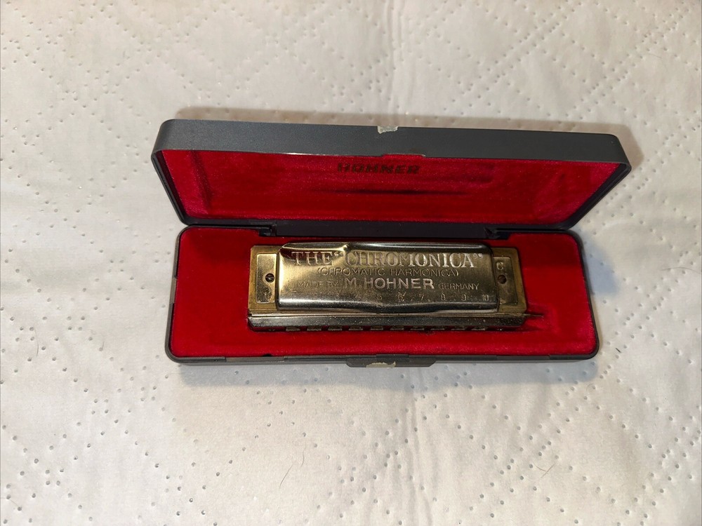 Hohner "The Chromonica"  260 Harmonica W/ Case Made in GERMANY