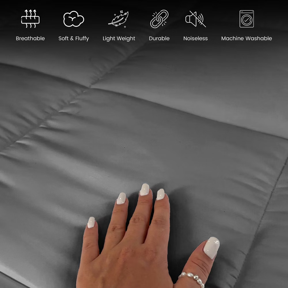 Twin Comforter Ultra Soft Hypoallergenic Breathable Solid 1Pc Comforter Durable