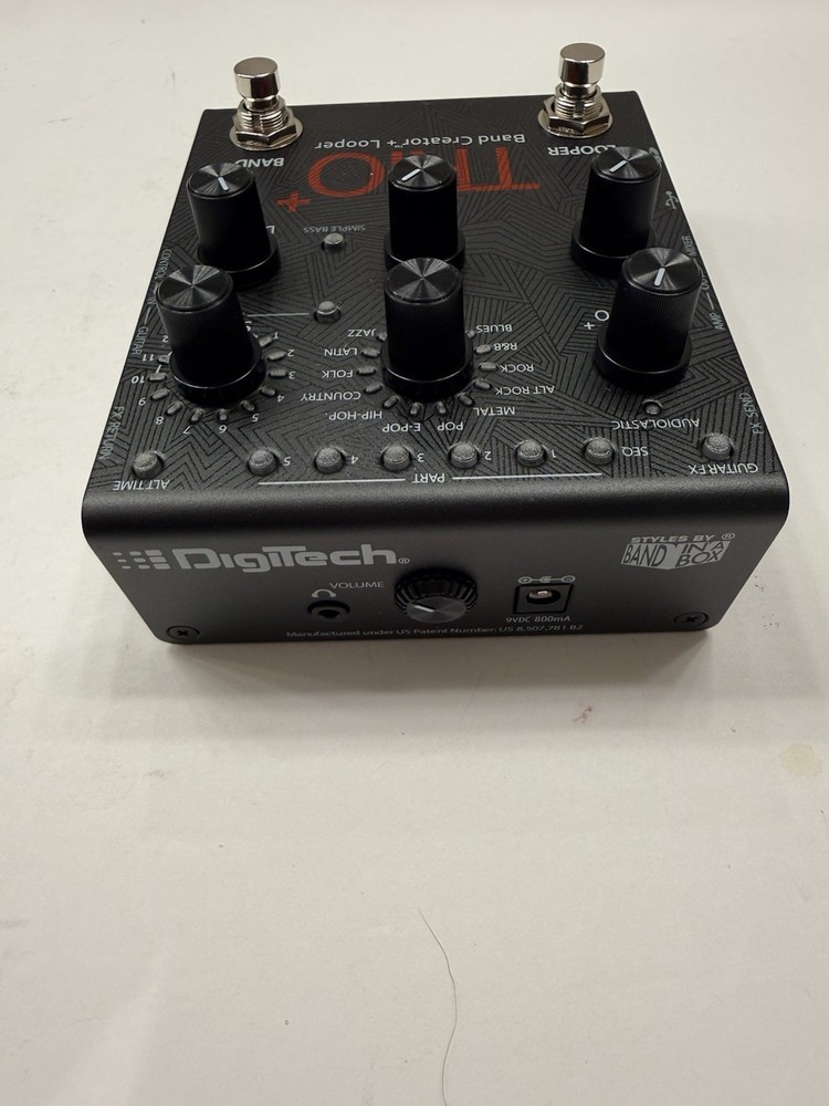 Digitech Trio + Plus Band Creator + Looper Sampler Guitar Effect Pedal + Box