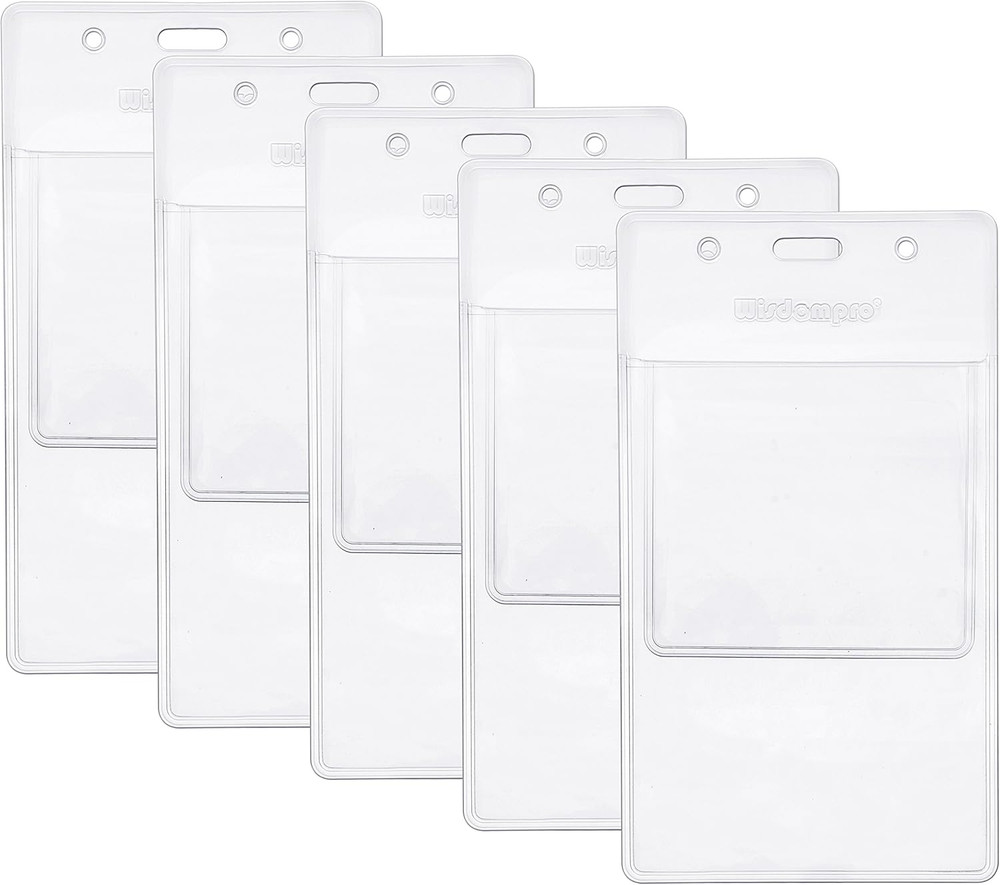 5 Pack Heavy Duty Pocket Protector for Shirts, Lab Coats, Pants - Multi-Purpose-