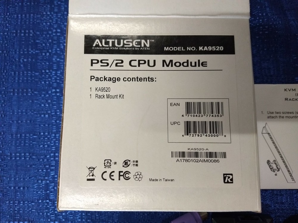 Altusen PS/2 CPU Module KA9520 - Open Box