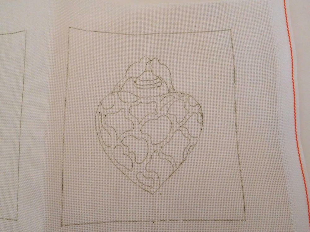 Set of three Perfume BottleThemed Needlepoint Canvases~18 ct~