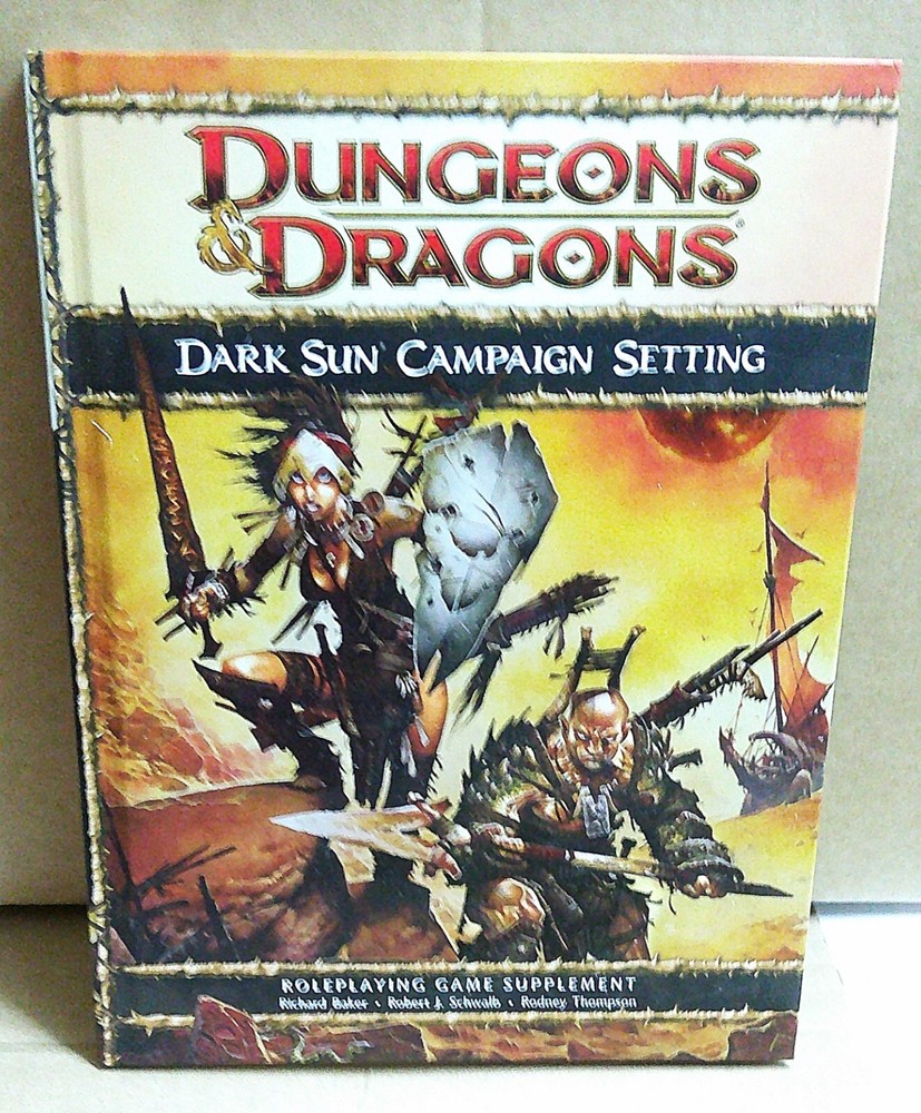 Dungeons & Dragons DARK SUN CAMPAIGN SETTING *Brand New*