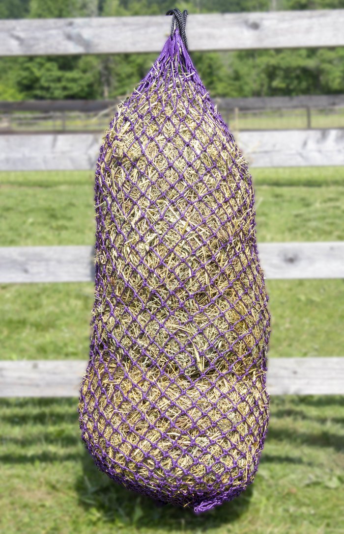 Derby Originals 56” Ultra Slow Feed Hanging Hay Net for Horses