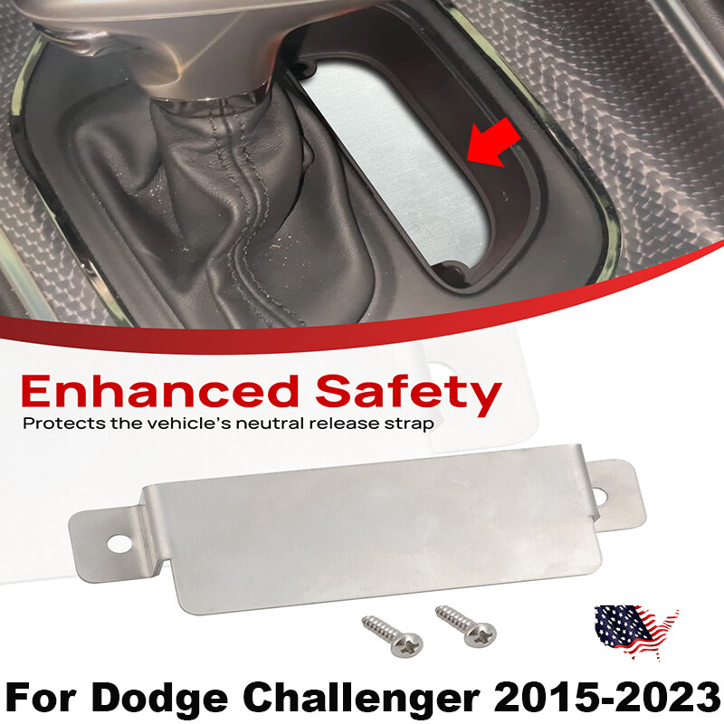 For 2015-2023 Dodge Challenger Neutral Strap Cover Plate & Screws - Anti-theft